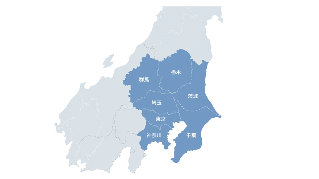 関東エリア地図