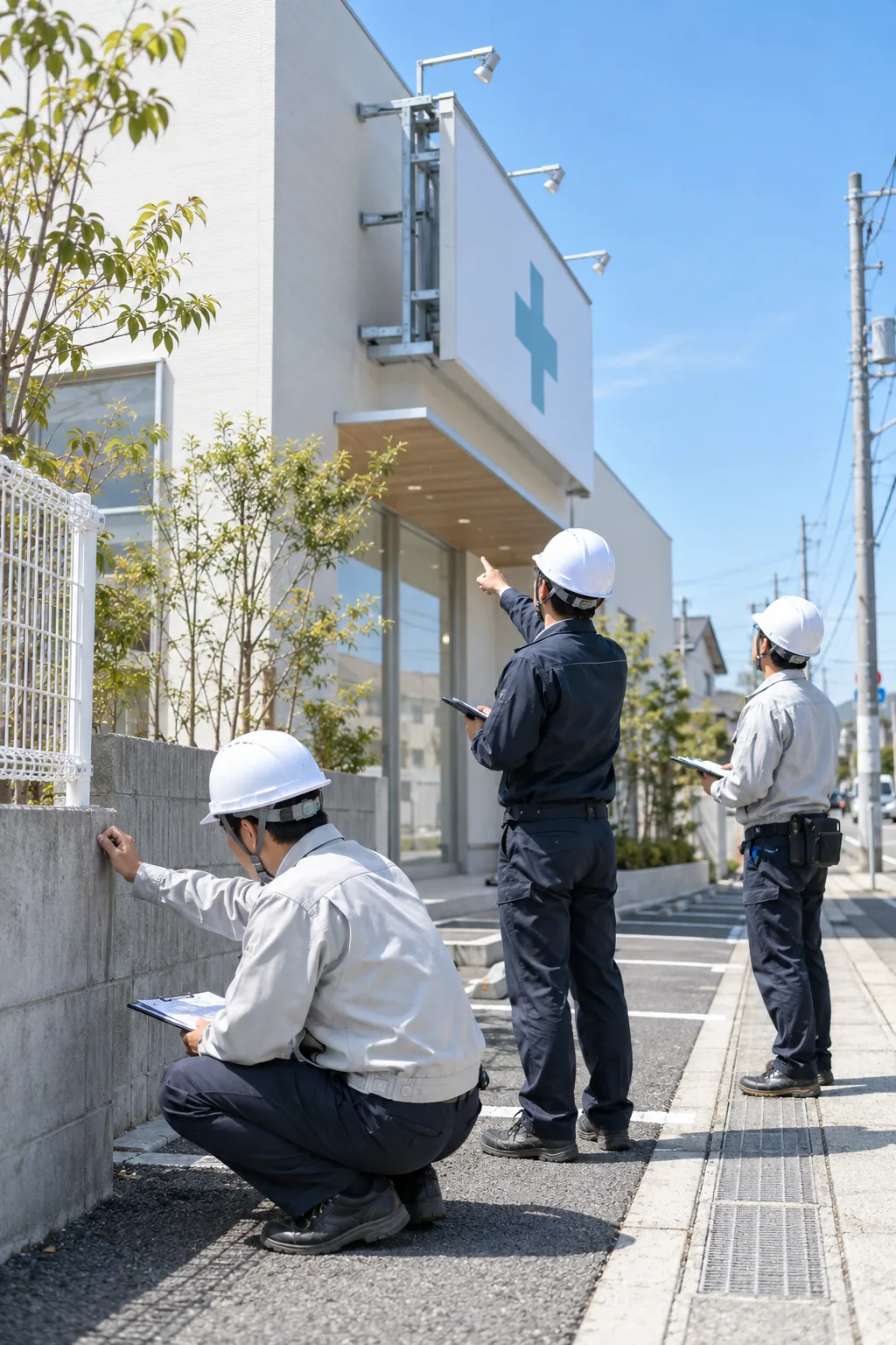 設置前に屋外広告物・建物・道路の条件を確認する